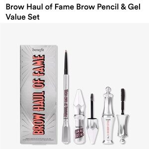 benefit Brow Haul of Fame Brow Pencil & Gel Value Set shade 3 light brown NWT